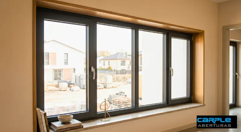Aberturas de aluminio Carple — líneas Módena, A40, A30, Rosario