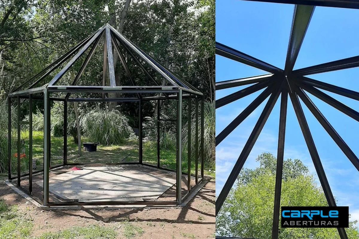 Invernadero estructura metálica en forma de domo — Rosario, Santa Fe